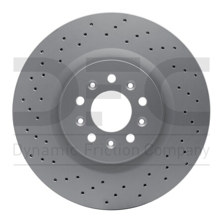 Dynamic Friction Co DFC GEOSPEC COATED ROTOR - DRILLED 624-54054